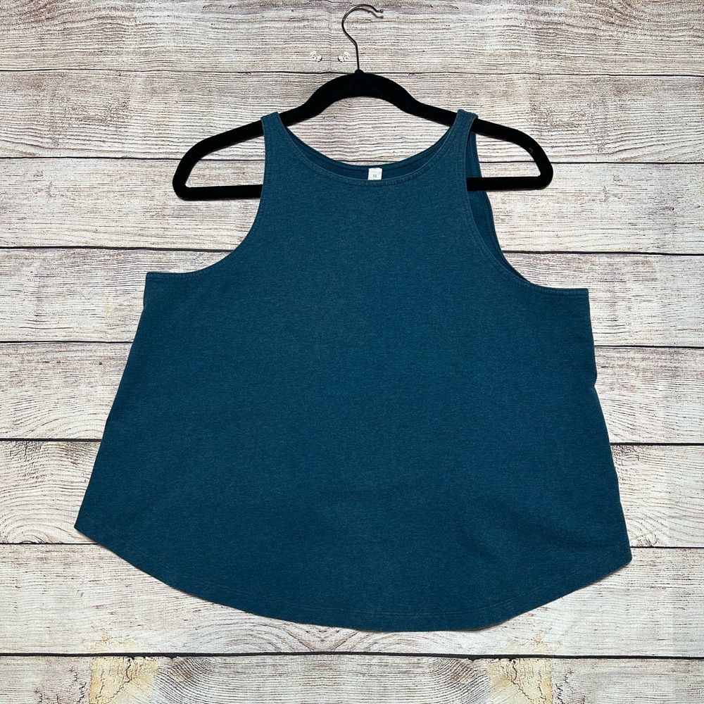 Lululemon navy/aqua tank top